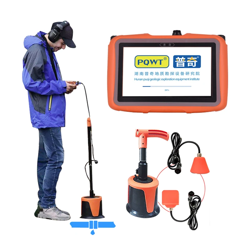 Pijpzoekers, waterpijpverstoppingsdetector voor PVC kunststof metaal 20 m bereik muurscanner sanitair gereedschap,20m