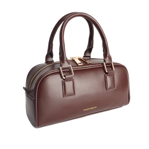 Custom Simple PU Women Casual Tote Bag Soft Durable Eco-Friendly Business Wedding Leather