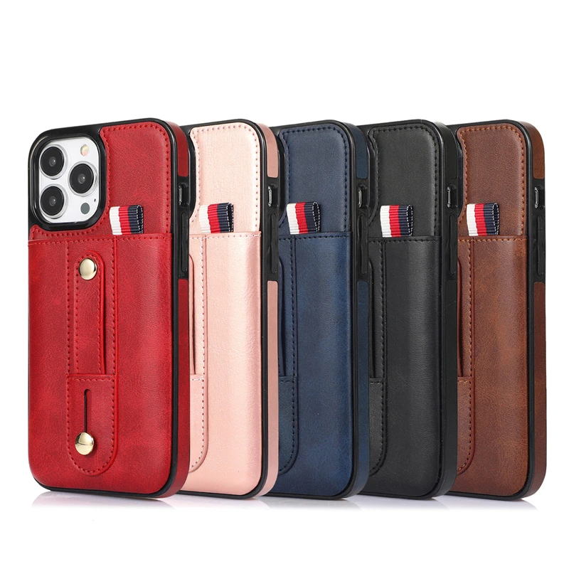 For 2022 iPhone 14 Pro Max 13 12 11 XR Luxury Leather Wallet