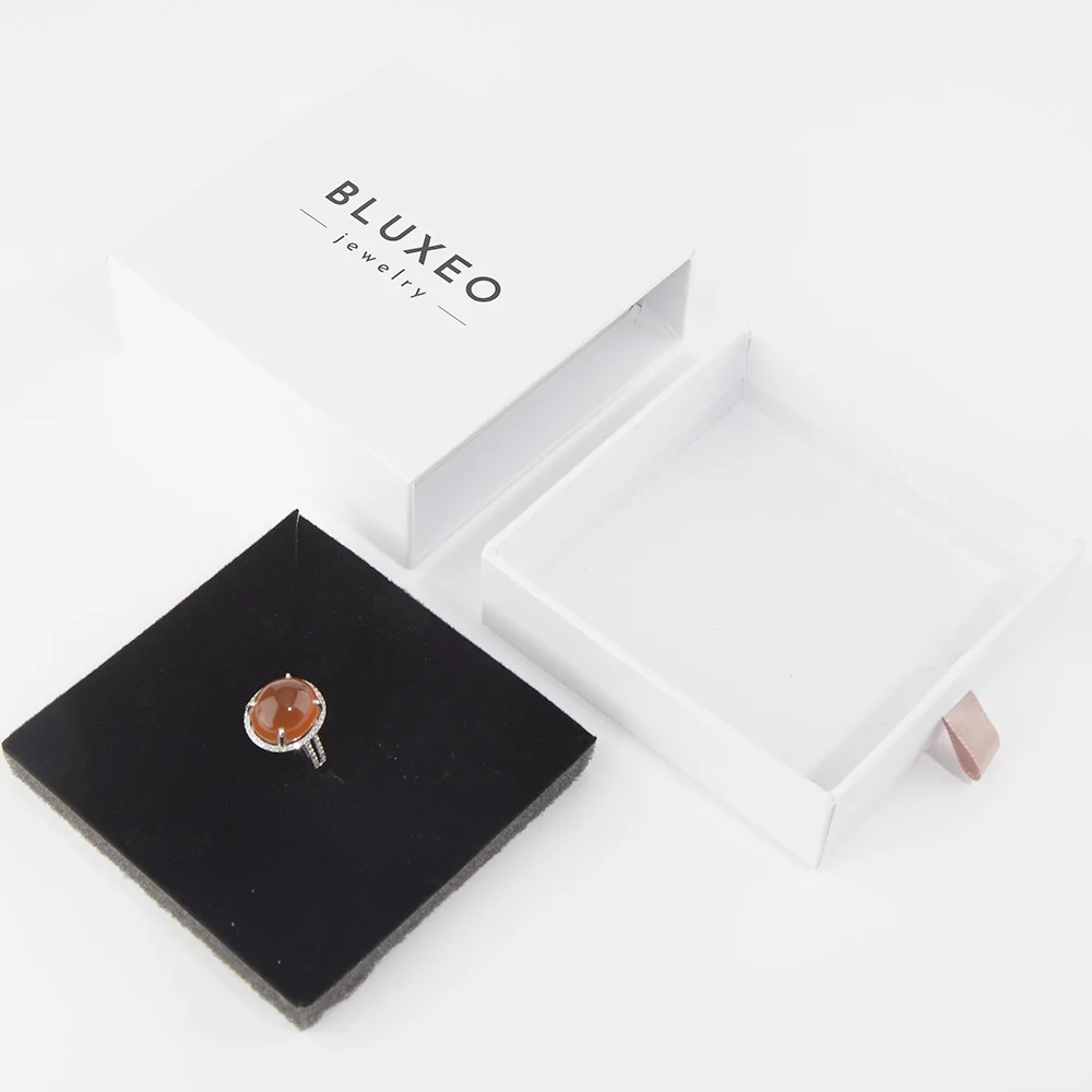 Luxury Engagement Jewelry Box | Custom Printed Coated Paper | Mini Bangle & Diamond Gift Packaging for Women