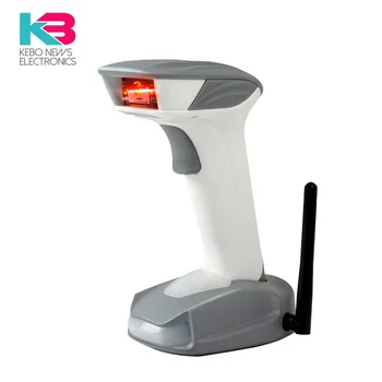 High Precision Inventory 1D 2D Wireless QR Code Reader 32 Bit Easy Charging 2.4G Barcode Scanner With Cradle