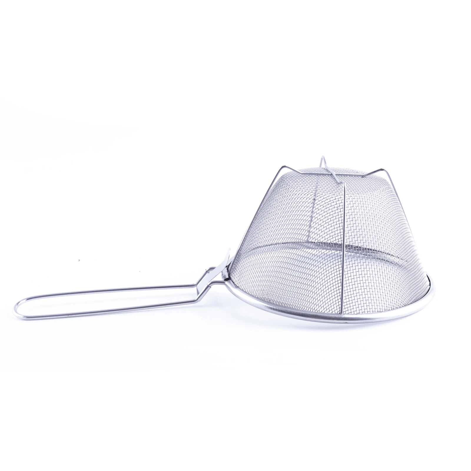 Stainless Steel Fine Mesh Fish Fryer Pot And Basket Deep Fry Basket