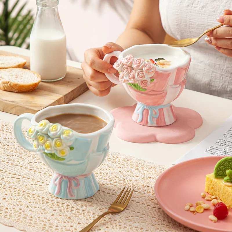 SYL Porcelain Couple Mug China Wedding Favor Eco-Friendly Contemporary Gift Packaging for Weddings