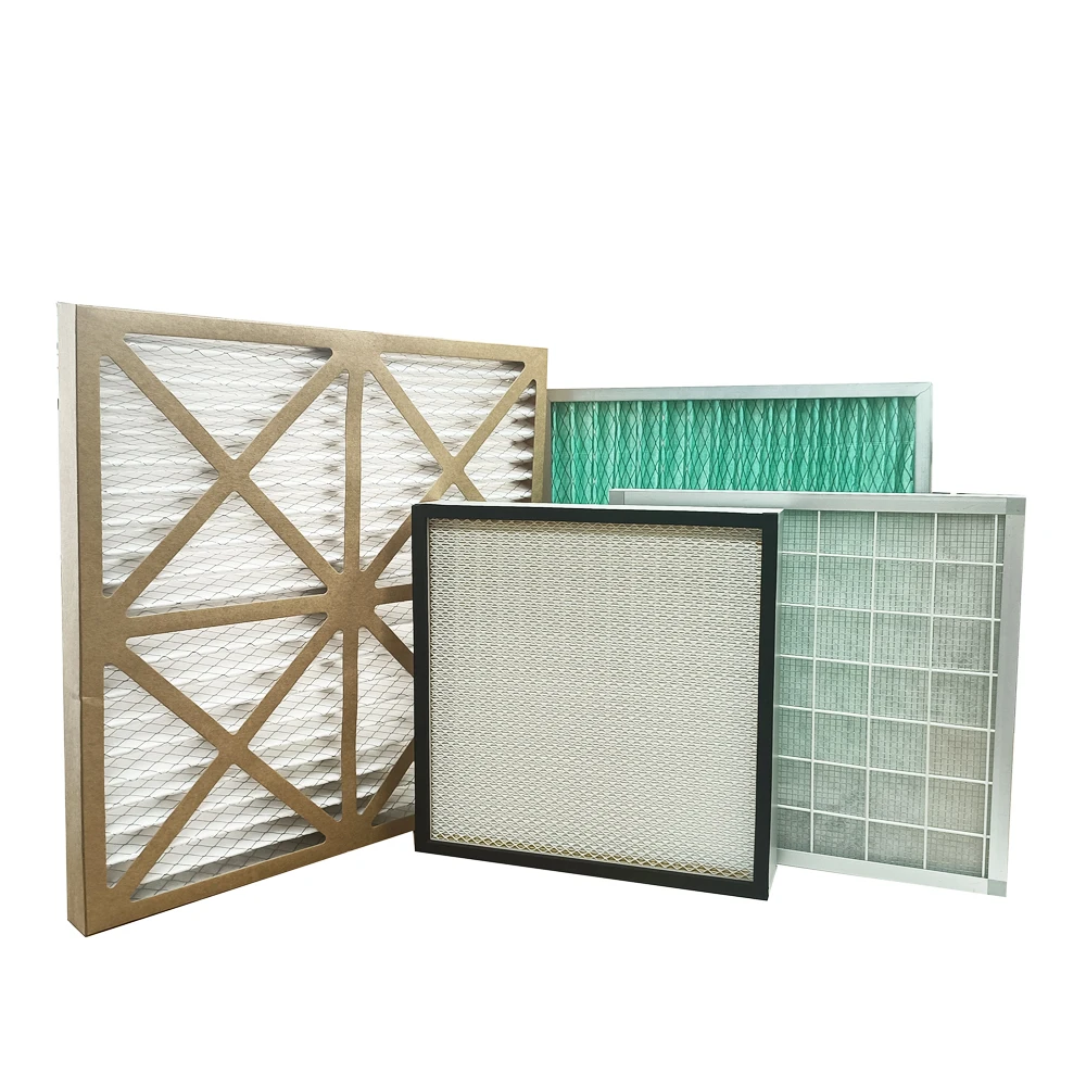 Customized Merv 6 8 11 13 Cardboard Frame Aluminum Frame Hvac Filter Ac