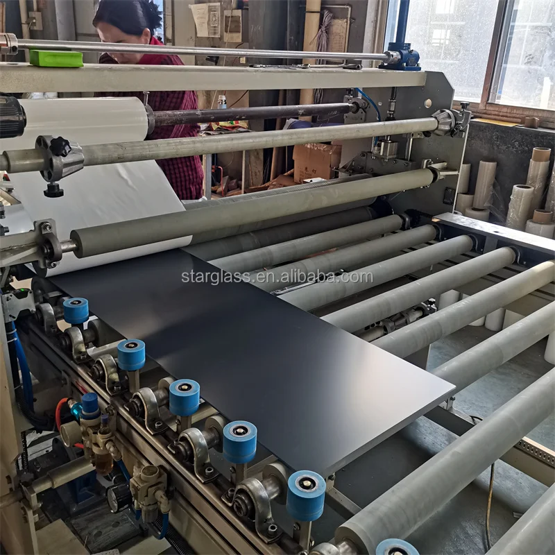 product 3mm 4mm 5mm 6mm vinyl backing gym safety wall mirror glass for dance studio-4