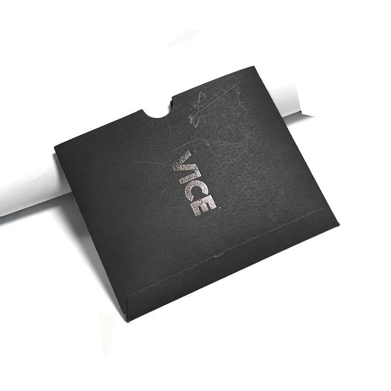 Custom Printed Creative Paper Vip Membership Card Envelope Slider Drawer Credit Card VIP Gift Card Packaging Box