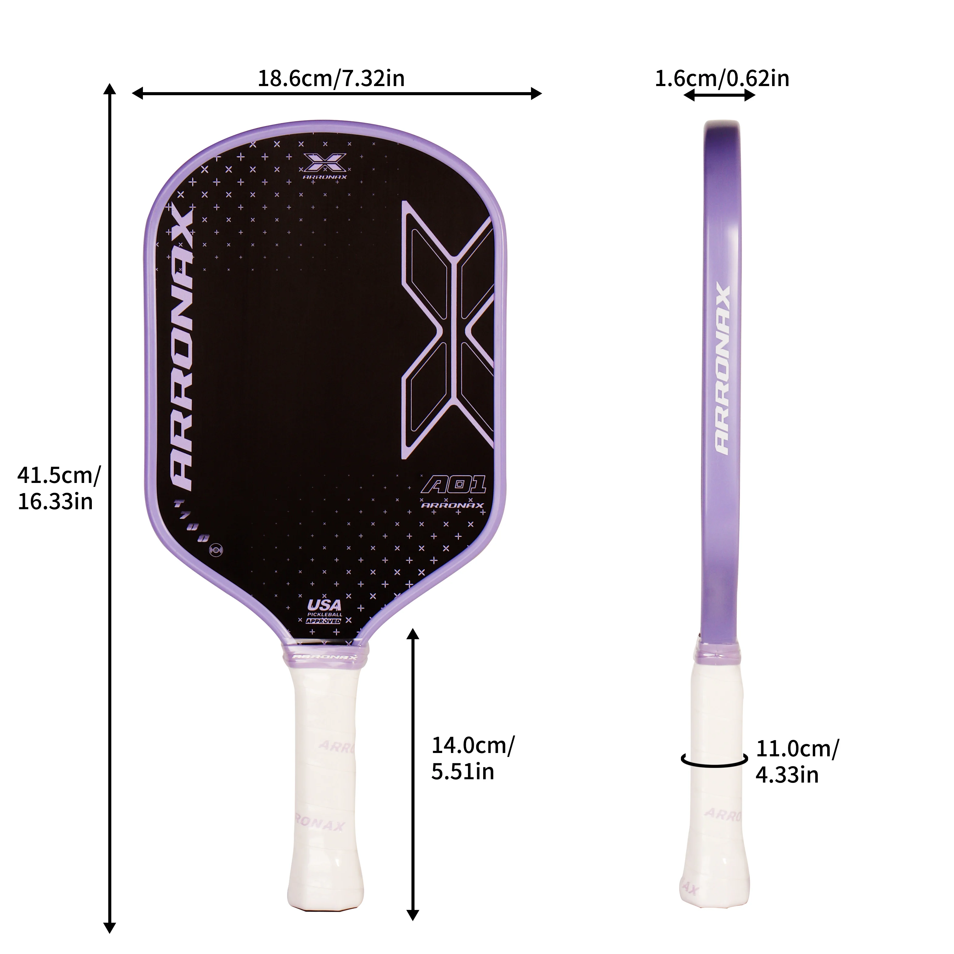 Arronax Pickleball Paddles - Durable Carbon Fiber Options