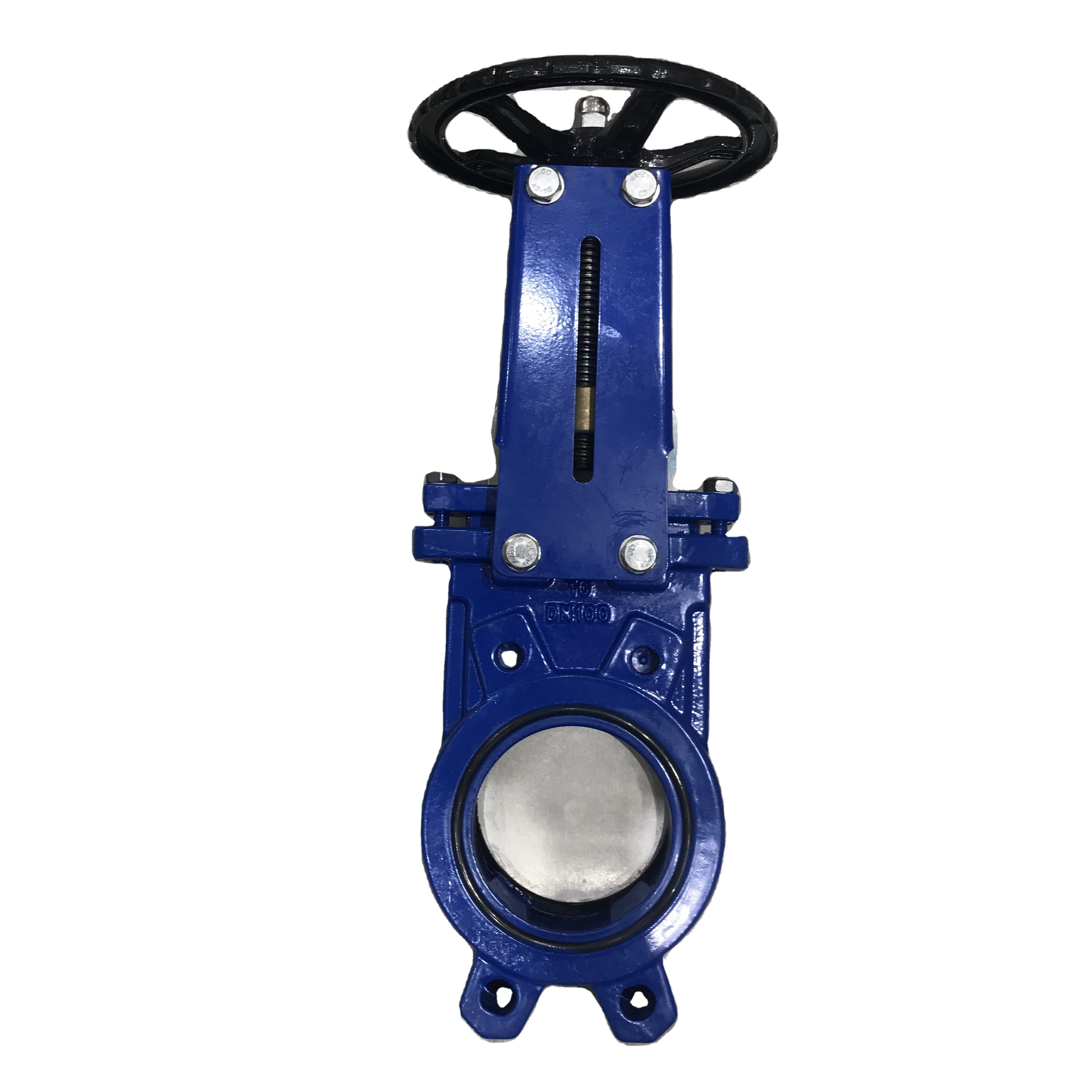  PN16 Cast Iron /Steel Slurry Hydraulic/Manual Resilient Seal Flange Knife Gate Valve