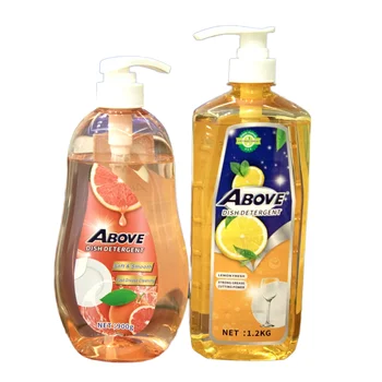 High Quality Wholesale Custom Cheap New Fomula Organic Dishwashing Liquid 6 in 1