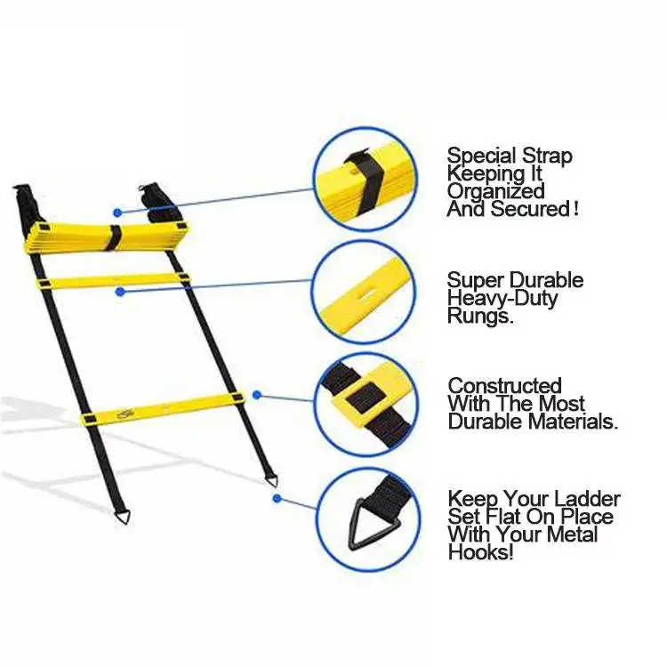 Zjfit Hot Sale Speed Agility Training Set Kit Cones Ladder Fitness ...