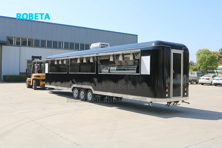 Newest Custom Food Trailer Mobile Fast Food Truck Kitchen Hot Dog Car Fast Food Car Usa