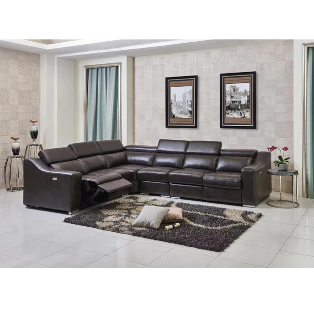 Modern Furniture L Shape Living Room Sofa Set Luxury Home Furniture ...