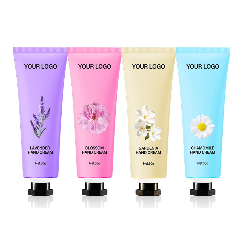 Your Logo Organic Moisturizing & Nourishing Hand Cream Set with Floral Scent 30g Mini Size Made in Guangdong(pic2)