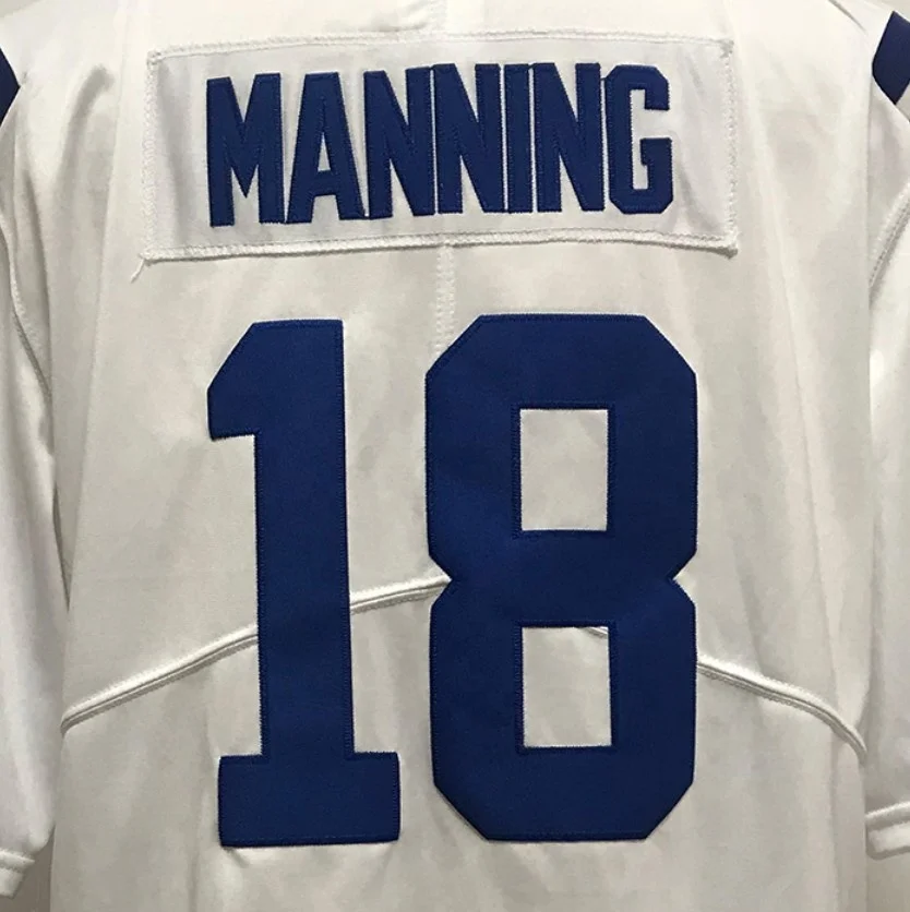 Peyton Manning White Best Quality Stitched American Football Jersey - Buy Peyton Manning Football Jersey,Colts Football Jersey,Peyton Manning ...