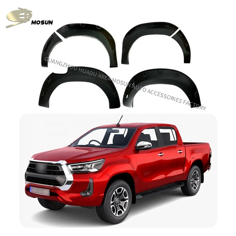 ABS Fender Flare for TOYOTA HILUX REVO 4dr Double Cab 2020+ Wheel