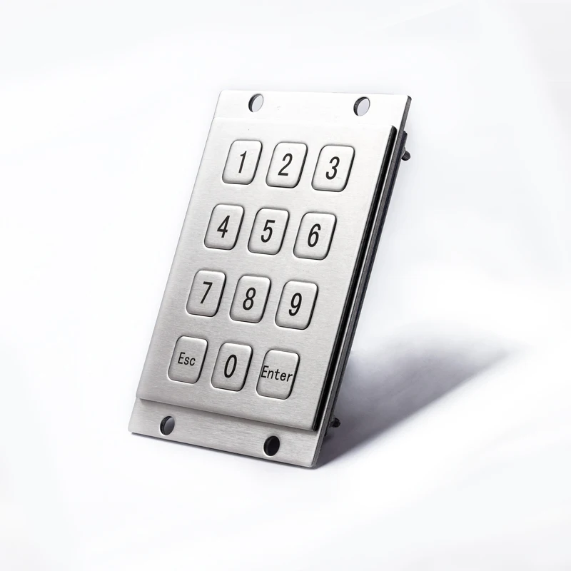 Industrial Metal Keypad 3x4 for Access Control, Parking Meters, and ...