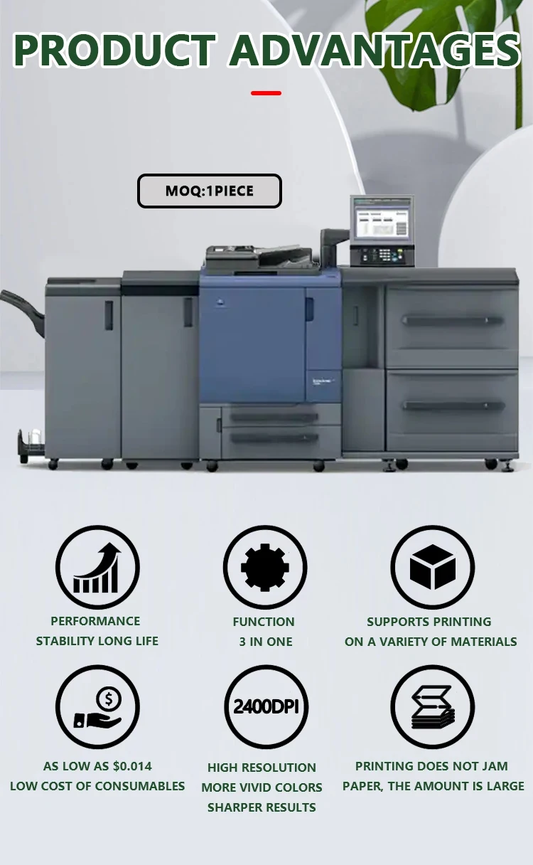 Good Image Quality High Speed Large Photography Machine A3 Color Laser Printer BHC1070/1060 for Konica Minolta