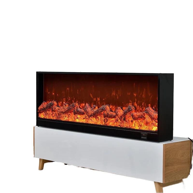 Prima Modern Large Steel Gas Fireplace Insert Propane Conversion