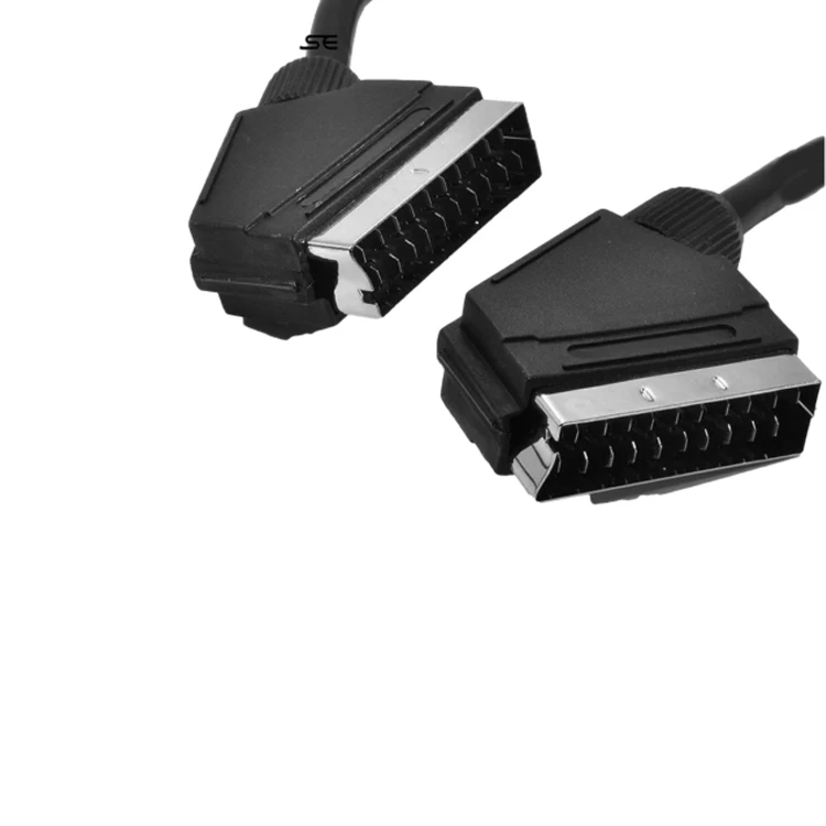 2meter Black Color hdmi Scart Adapter