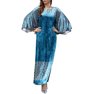 ODM Muslim Middle East Robe Women's Clothing Abaya Cross-border Foreign Trade Dubai Robe Evening Dress Custom Wholesale