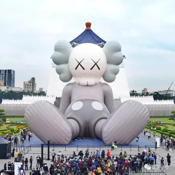 Kaws New Fashion Cartoon Character 3m Giant Kaws Inflatables Cartoon Advertising Promotion For Ground Square/Shopping Mall Decor