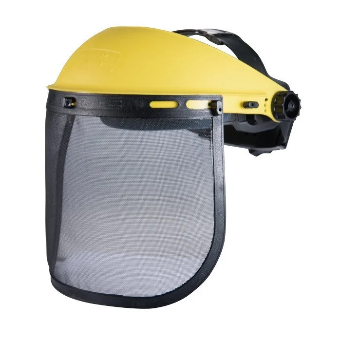 Промышленный бензопила, садовый триммер, газонокосилка, полная защита лица, Лесозаготовительный шлем, защита лица с регулируемым сетчатым козырьком