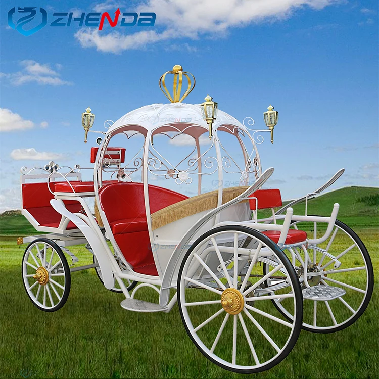 Special Transportation/Electric Sightseeing horse drawn  cart/Electric Pumpkin Horse drawn Carriage