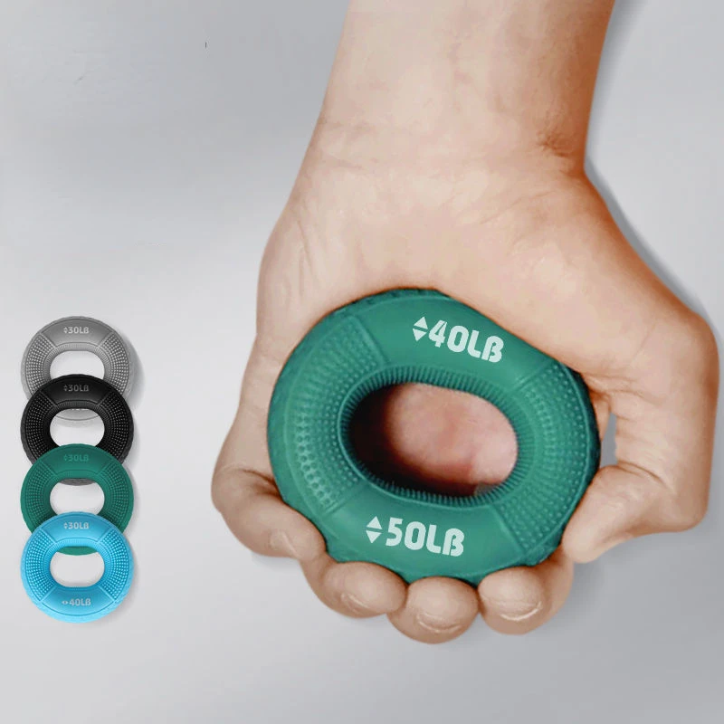 Adjustable Strength Grip Ring Hand Trainer Rehabilitation Fitness Grip