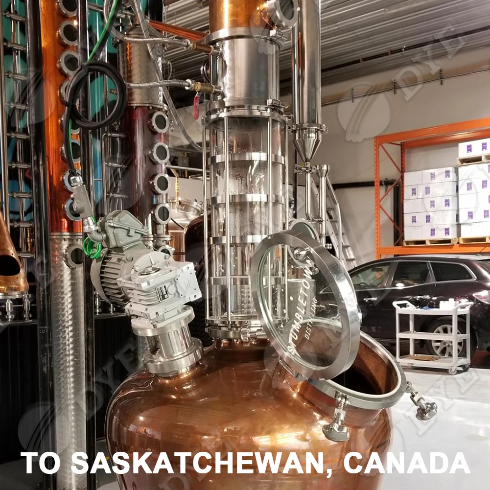 
 Краситель медный горшок все еще дистилляционное оборудование 96% дистиллятор спирта  