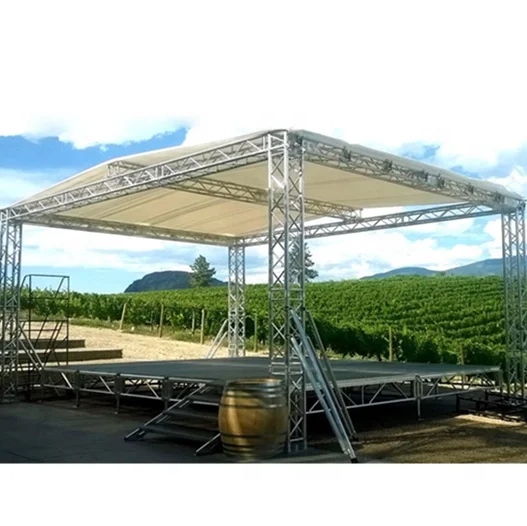 Foresight Structure Building Roof Trusses System Design Stage and Truss Displays for Wedding