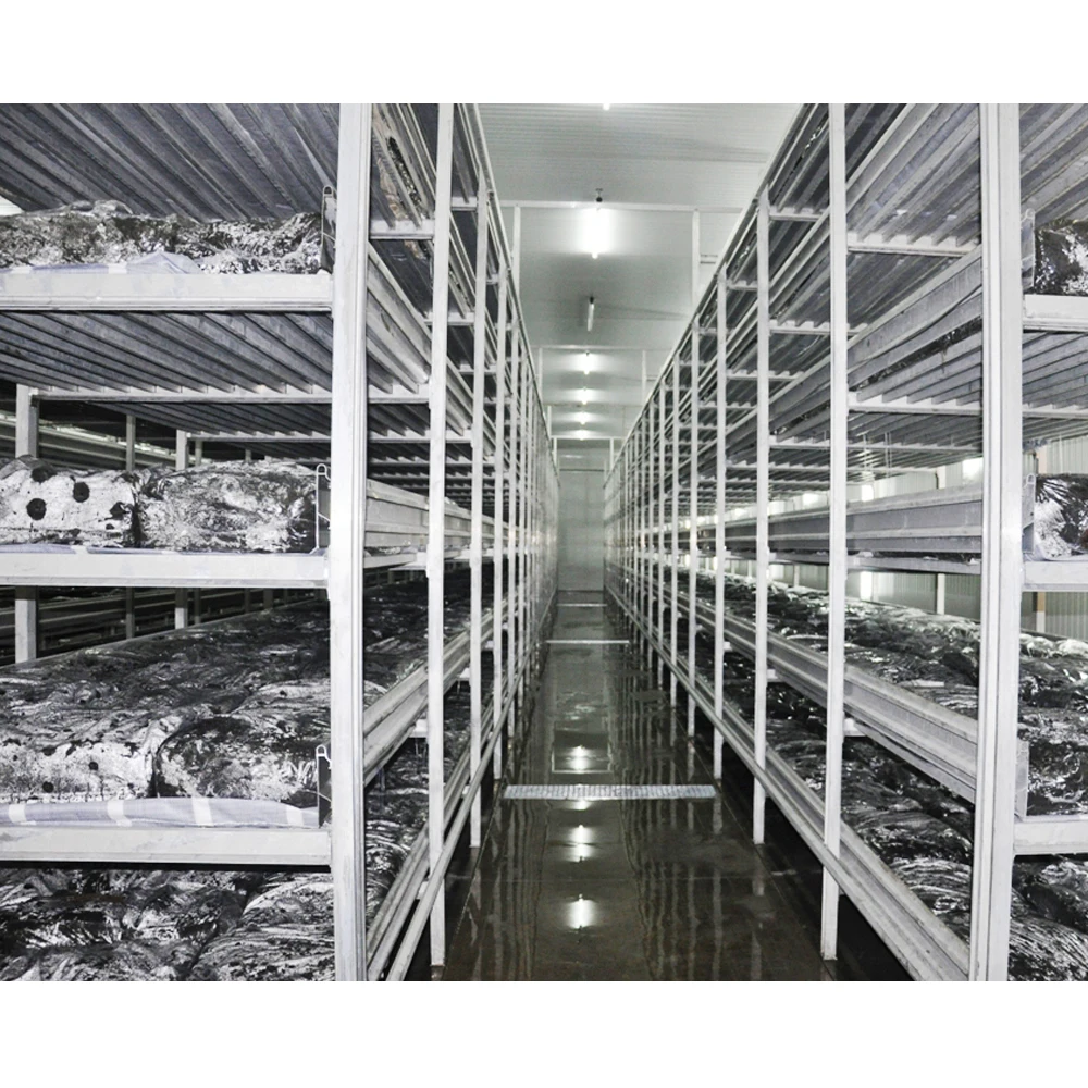 Aluminum Mushroom Growing Shelves With Lifting Platform Metal Botton