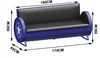 Three sofa 174*65*80