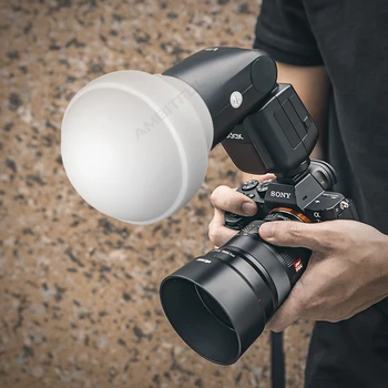 Godox AK-R22 AKR22 Silica Gel Diffusion Dome Kit for Godox V1 AD100Pro,AD200PRO Add H200R product image