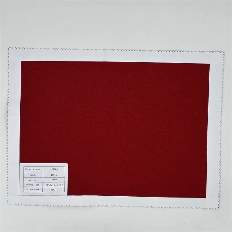 Nano Waterproof Outdoor Olefin Fabric Used In Outdoor Shade Outdoor Furniture Indoor Upholstery