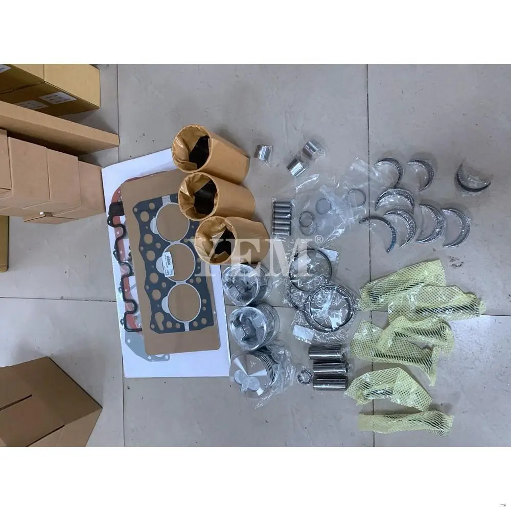 Original High Quality Repair Kit With Piston Rings Liner Bearing Valves Cylinder Gasket For Isuzu 3LD1