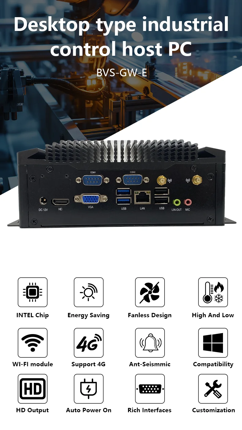 Compact Industrial Commercial Mini Computer Intel Core I3/i5 Quad Core ...
