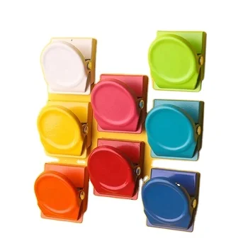 Weisita Ins Style Candy Color Refrigerator Magnet Memo Clip Metal Multi-functional Message & Storage Clip
