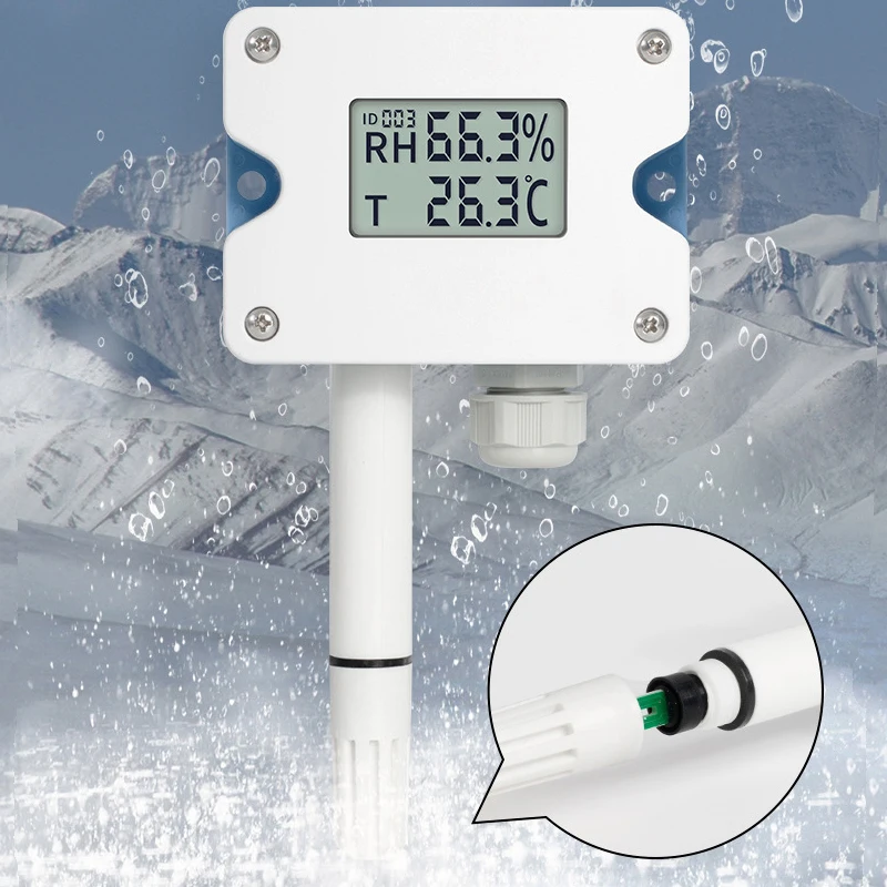 For Switzerland Sensirion High Accuracy Pipeline Temperature Humidity Gauge Meter Chips Customized LCD Display Back Light USB