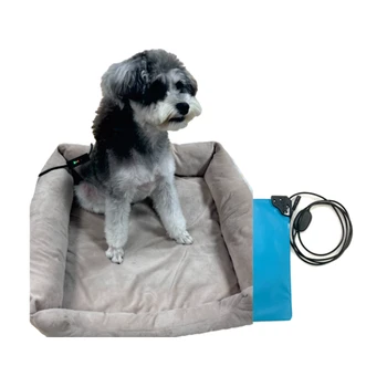 Smart Heated Pet Blanket - Far-Infrared Heating Chew-Proof Tube & Waterproof Removable Washable Cover Auto On/Off OEM/ODM