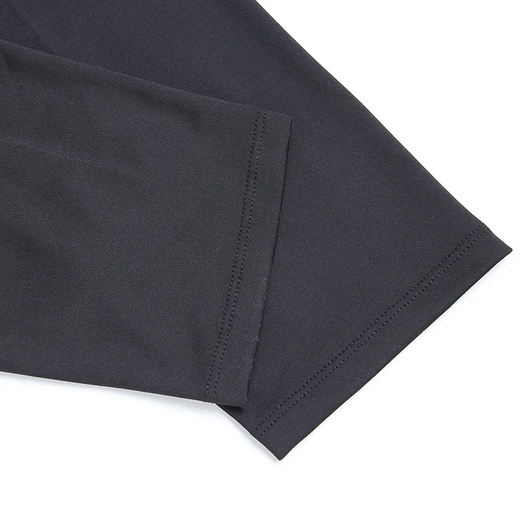 Sports One Leg 3/4 Fiess pants sweat-absorbing breathable Outdoor basketball Men's fiess training pants535_voghion.com