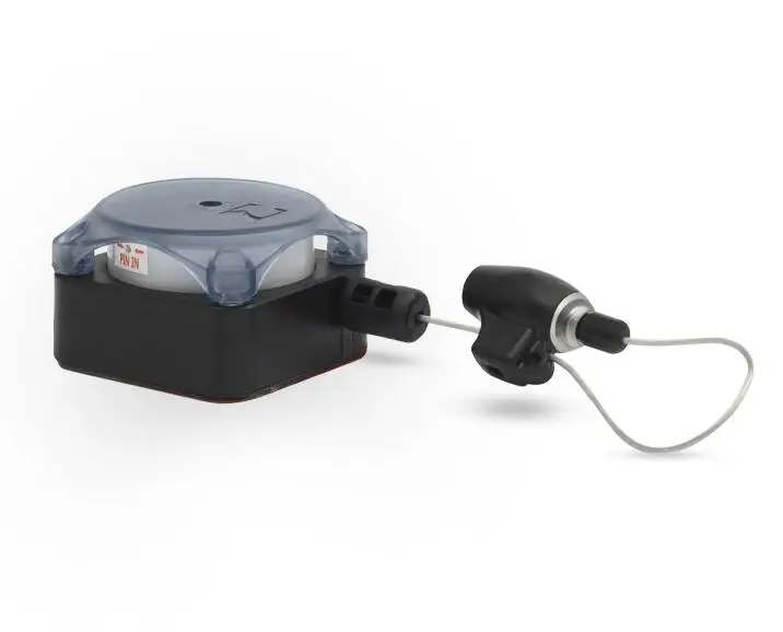 Retail Security Display Alarming Pull Box Anti Theft Retractable