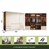 3.0m eight-door wardrobe [2.4m high]