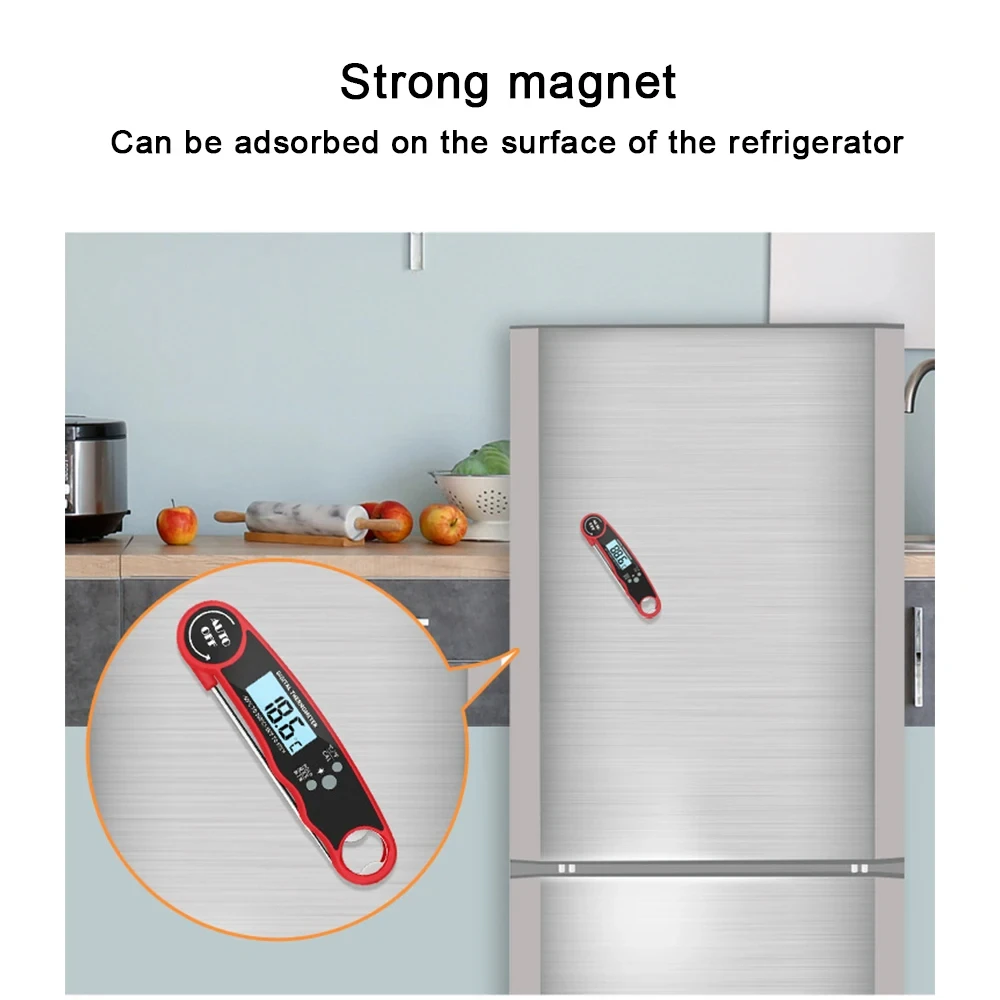 Kitchen Digital Bbq Food Thermometer Meat Cake Candy Fry Grill Dinning