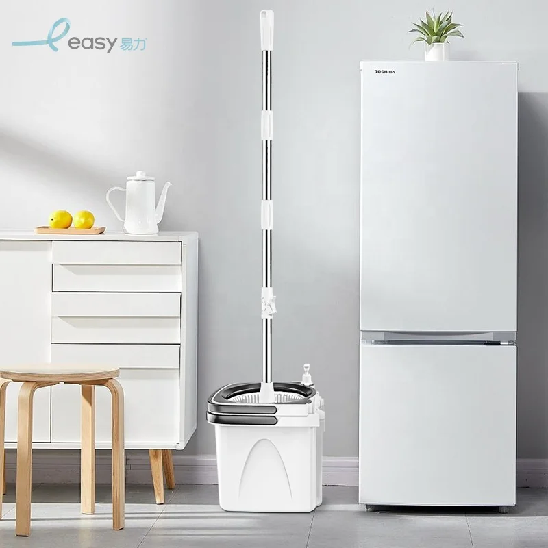 2024 новая потрясающая швабра, набор для разделения грязной воды, идеи, двойная вращающаяся швабра с ведром