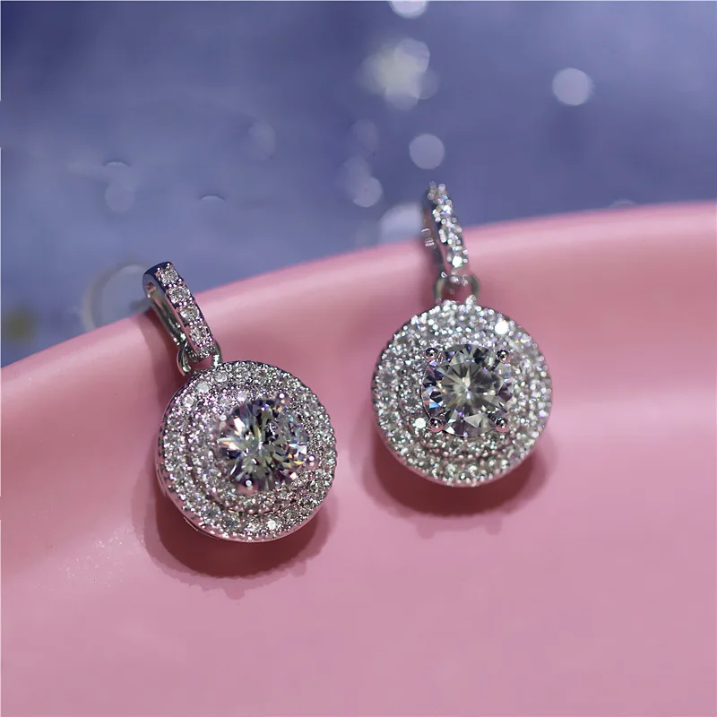 Wholesale ROMANTIC Wholesale Hot Sell Fancy Design Formal Dress Party  Platinum Plated Pave Setting Crystal Cubic Zirconia Drop Earrings From  malibabacom