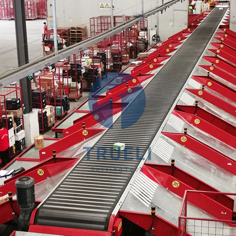 Truelisort Rapid Throughput High-Speed Narrow Cross Belt Sorter for ...