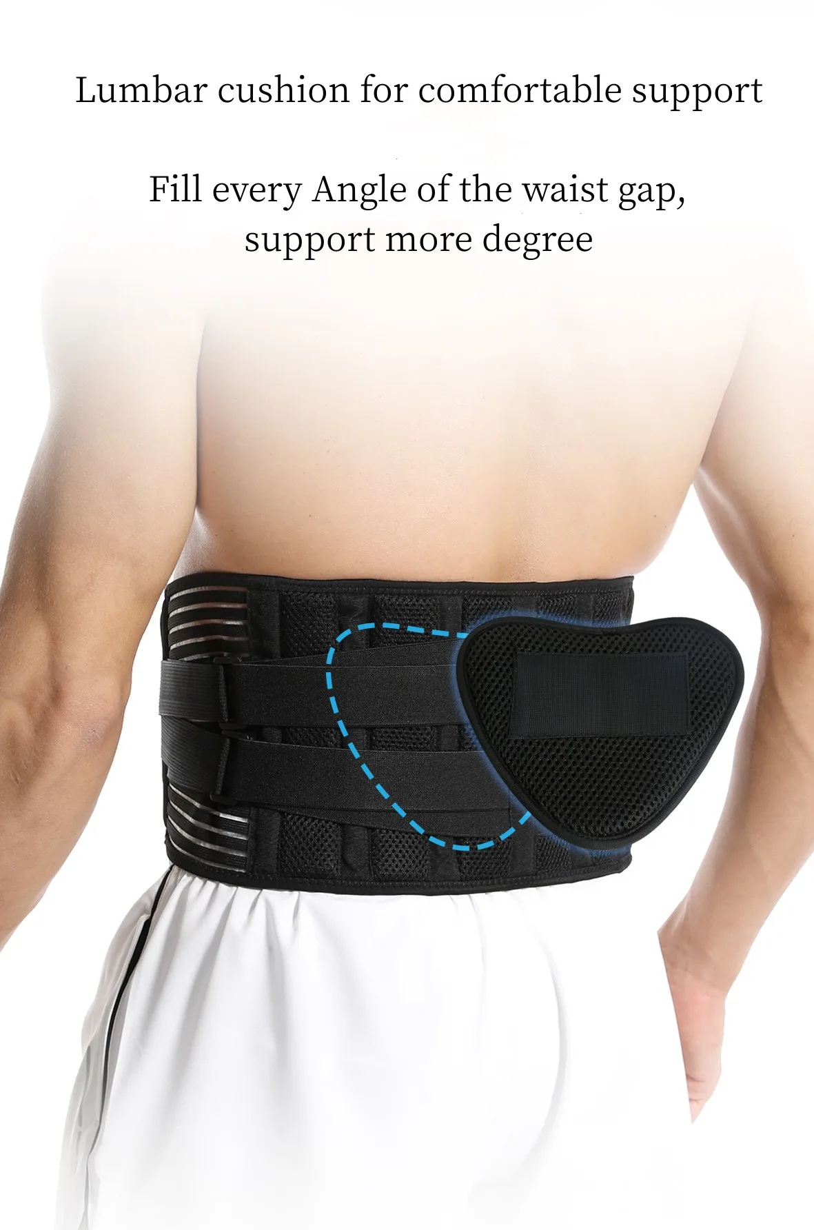 Medical Working Safety Medicated Double Pull Breathable Waist Support ...