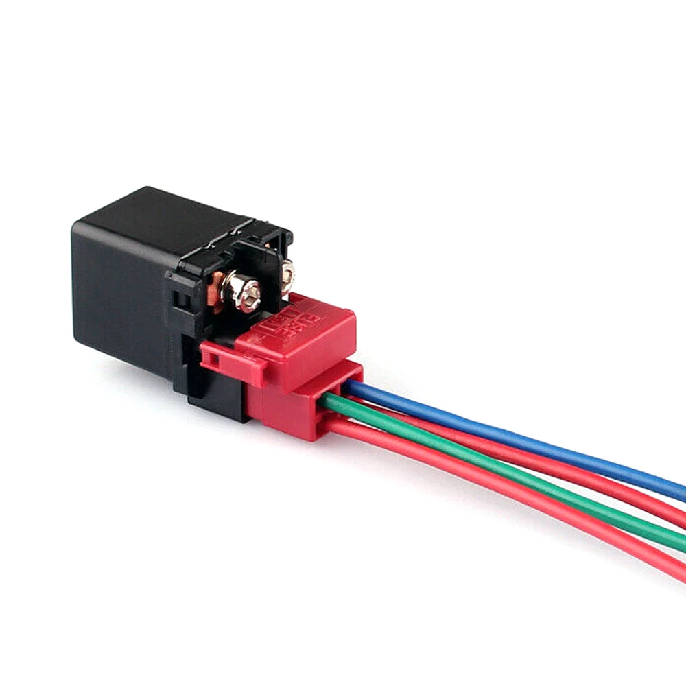 Starter Relay Solenoid Plug For Honda CBR 600, 929, 954, 1100XX, VTR, & More – Red Plastic Plug Part # 35850-MK3-671 / 35850-MT4-000