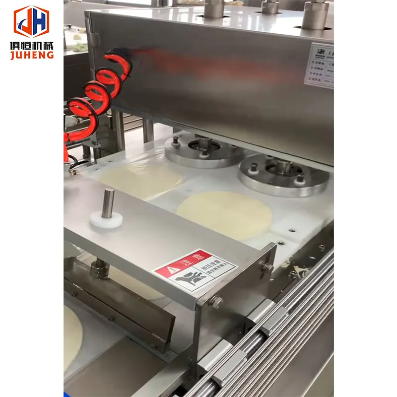 CE Automatic Flaky Roti Canai Making Machine Malaysia Roti Prata Production Line Automatic Lachha Paratha Machine