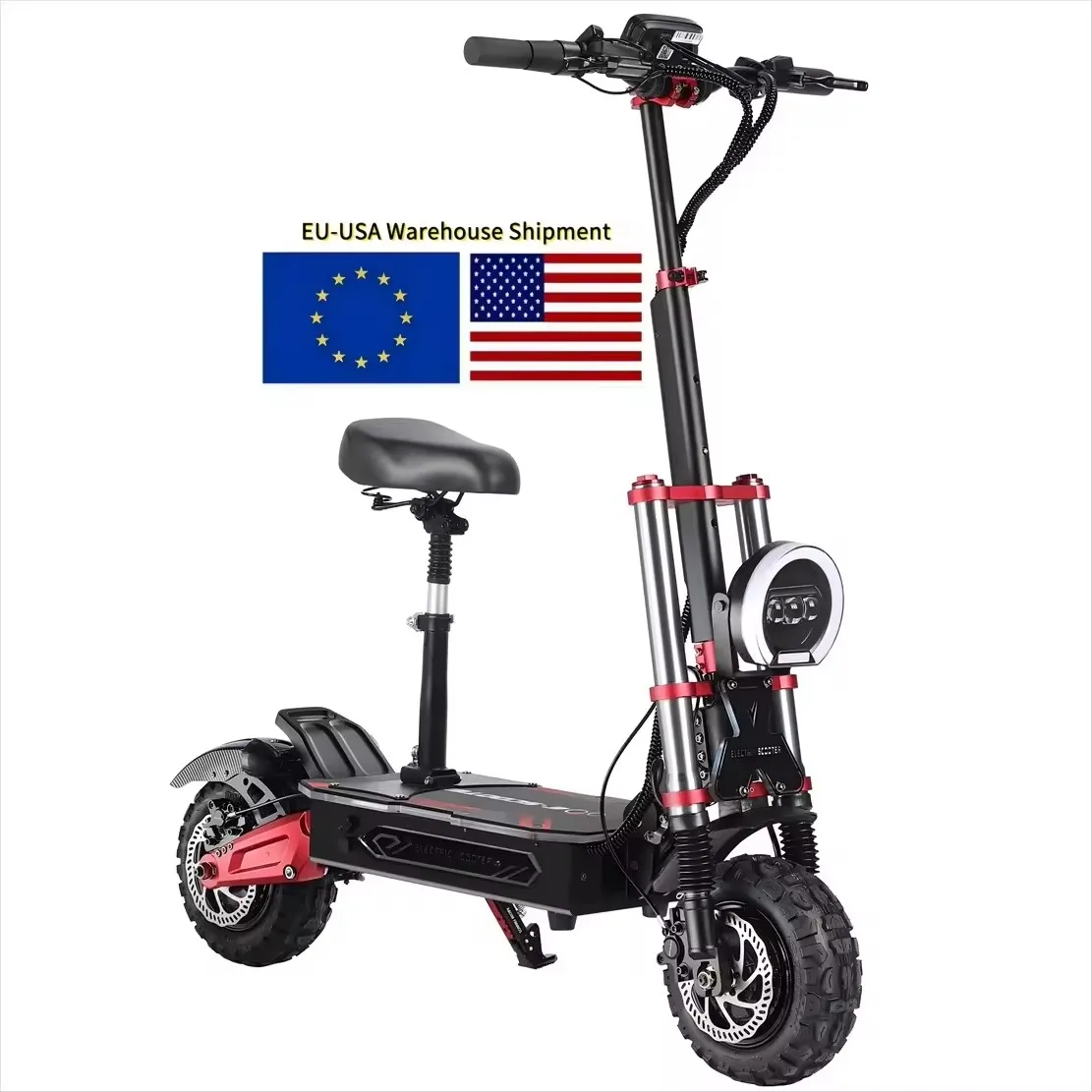 EU USA warehouse  Hot sale Boyueda S5 6000w 60V  38AH battery 85 km /h  Max. speed Eletric scooter